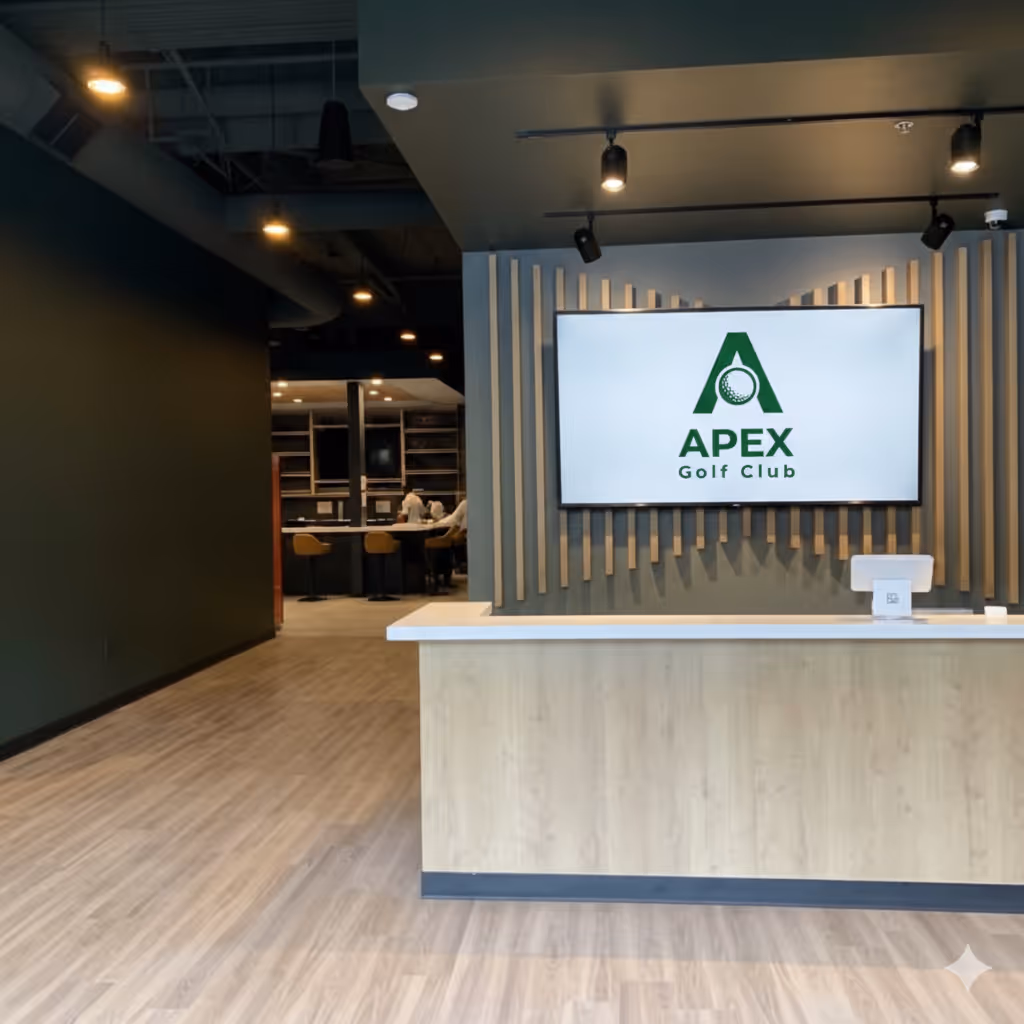 Entrance to Apex Golf Club